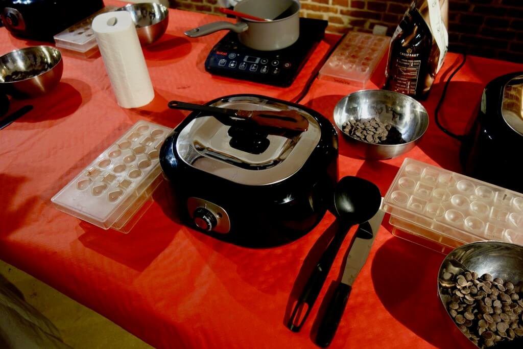 Belgian chocolate making class