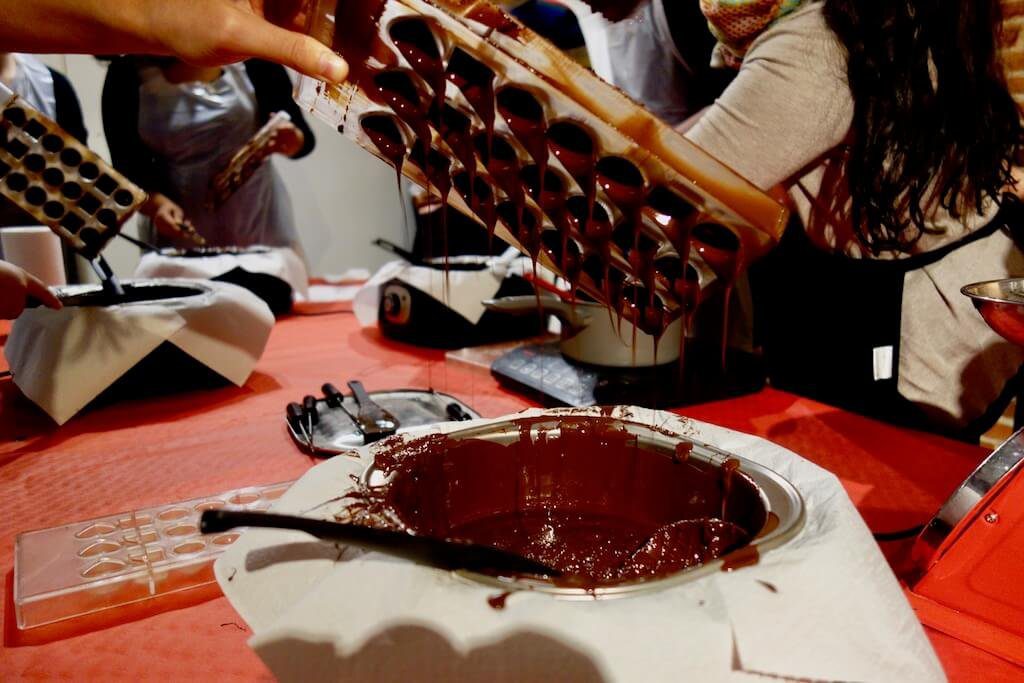 Belgian chocolate making class