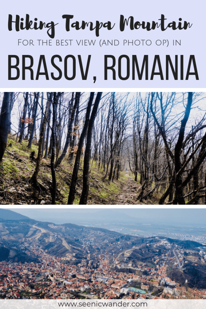 Hiking Tampa Mountain | Tampa Mountain Brasov Sign | Visit Brasov Romania
