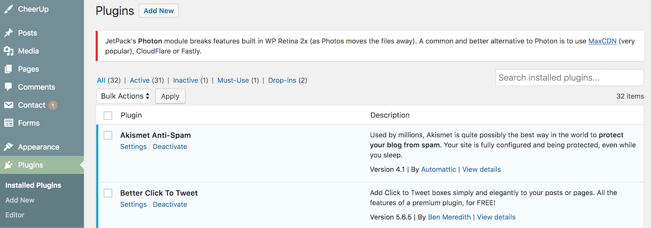 How to add plugins to your wordpress blog