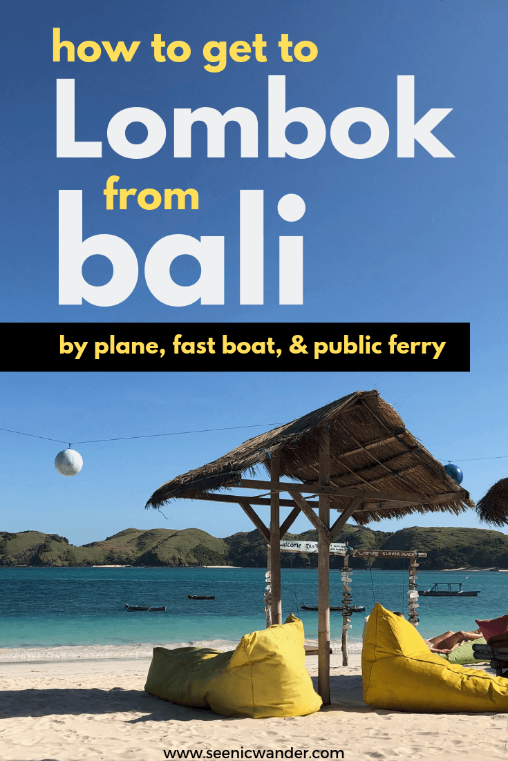 bali to lombok travel time