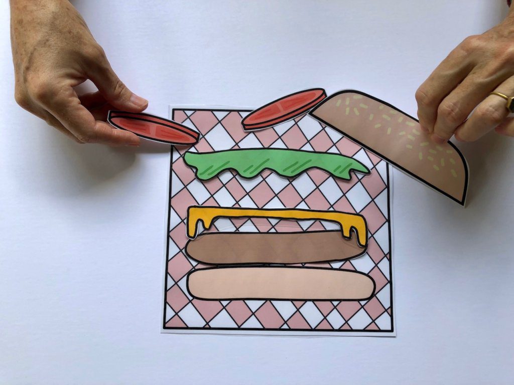 Online English Teacher Printables - Hamburger Reward