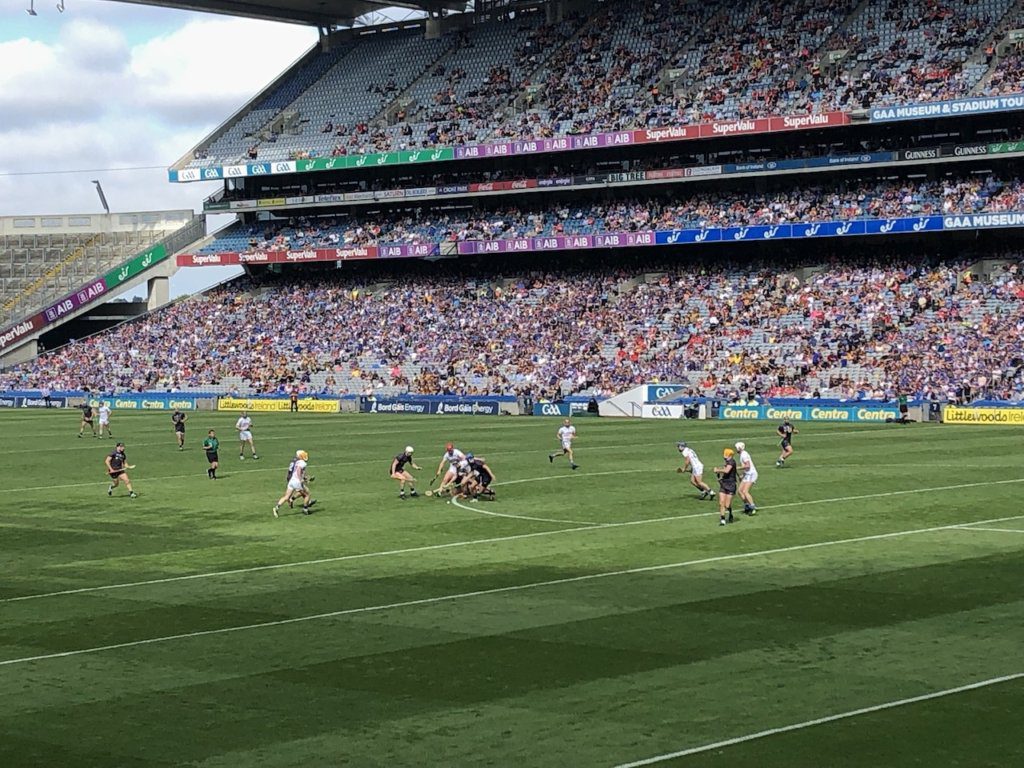 Going to a hurling match in Ireland 