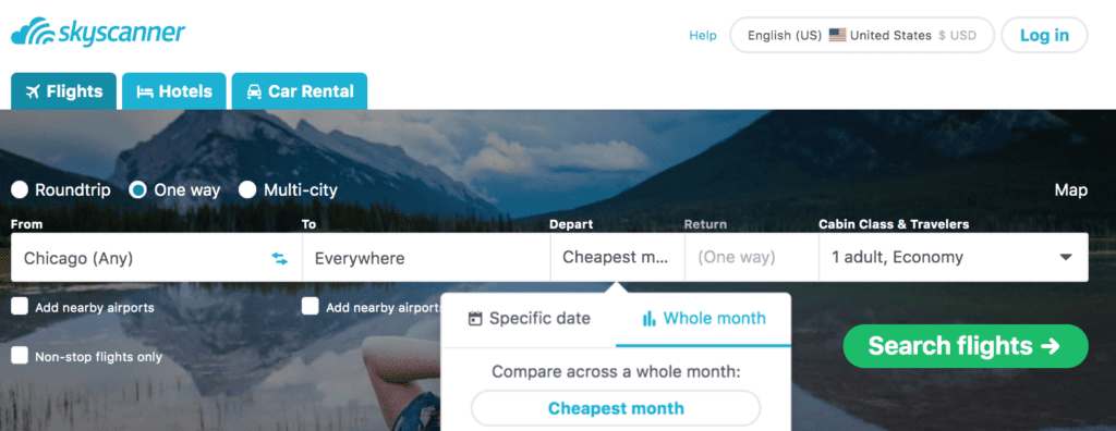 save money on international flights