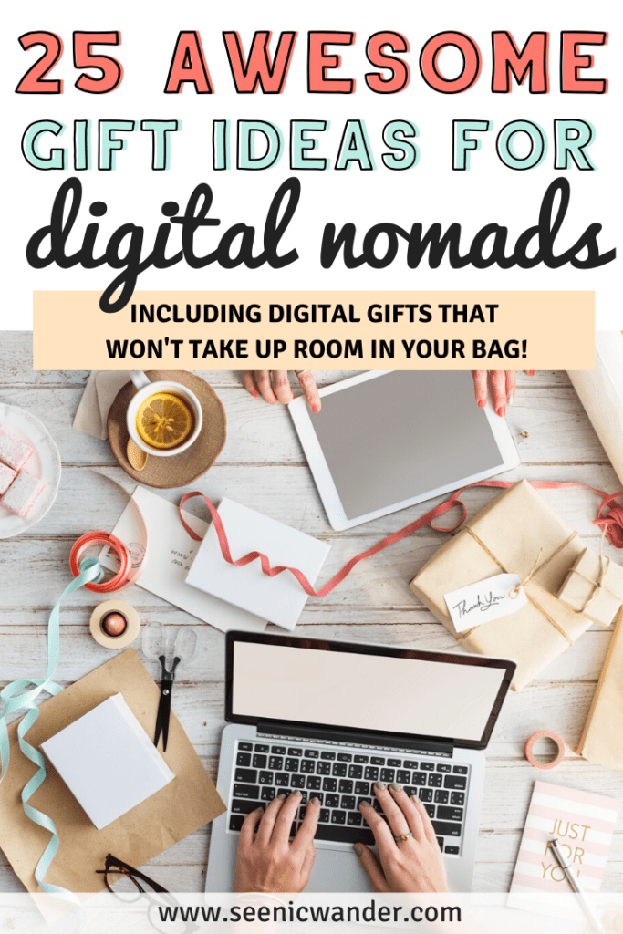 The Ultimate Holiday Gift Guide for Digital Nomads | Best Travel Gifts | Travel Gift Inspiration | Digital Holiday Gifts | Long-Term Travel Gifts | Digital Gifts for Travelers
