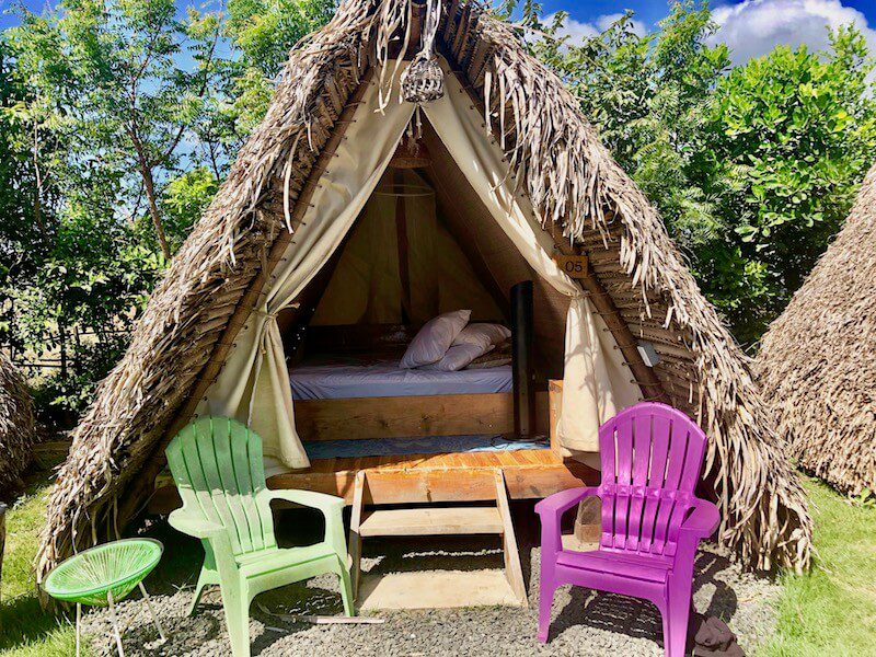 Glamping Tents at the Selina Hostel Venao Beach, Panama