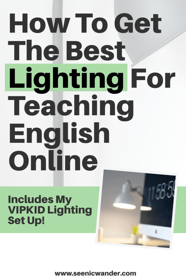 4 Ways To Get The Best Lighting For Online Teaching | See Nic Wander