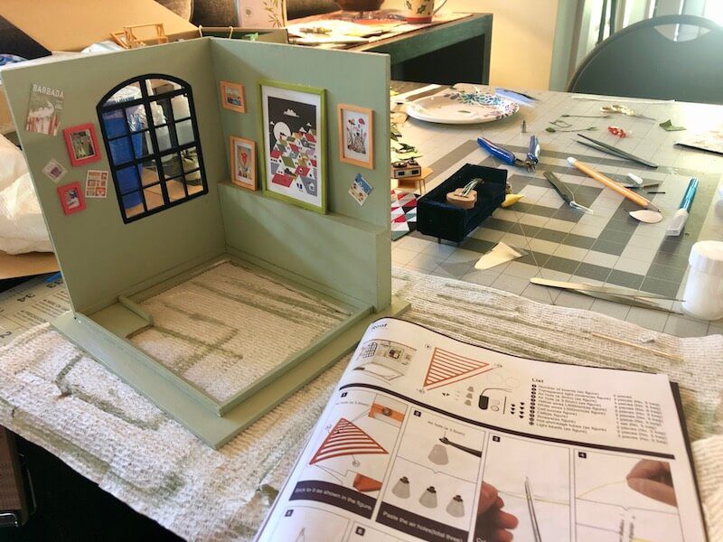 building a tiny doll house
