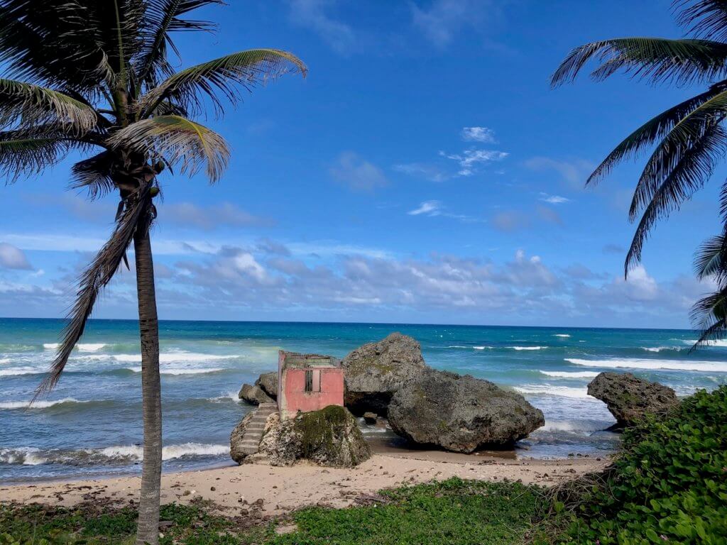 how much does it cost to visit Barbados, photo of Bathsheba beach