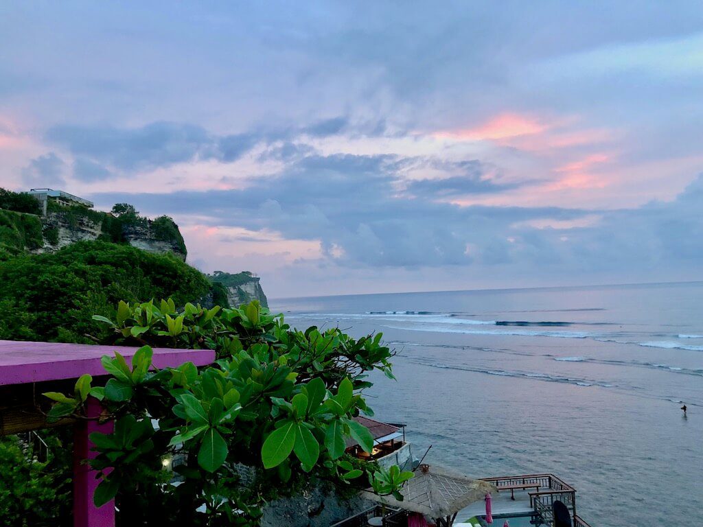 Sunset at Single Fin, Uluwatu Bali Indonesia