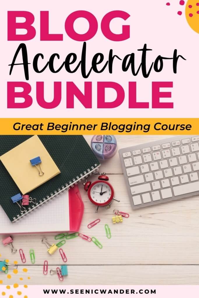 Discover the Blog Accelerator Bundle, one. of the best beginner blogging courses