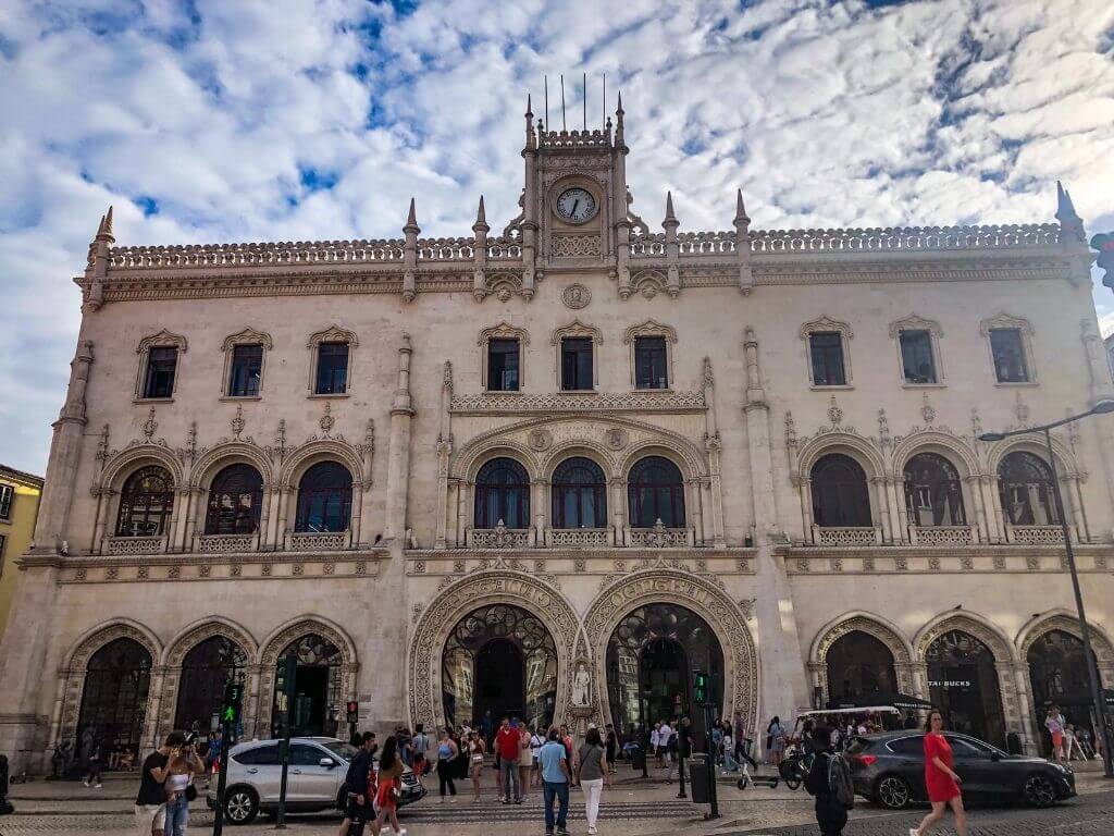 Rossio Train Station in Lisbon
