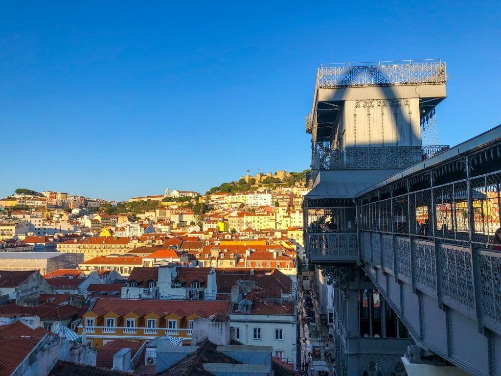 The Santa Justa Lift in Lisbon