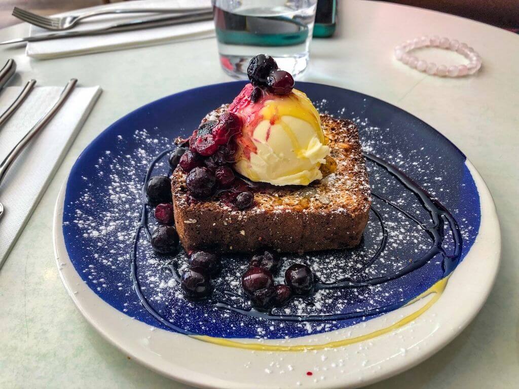 Banana bread from The Mill in Lisbon