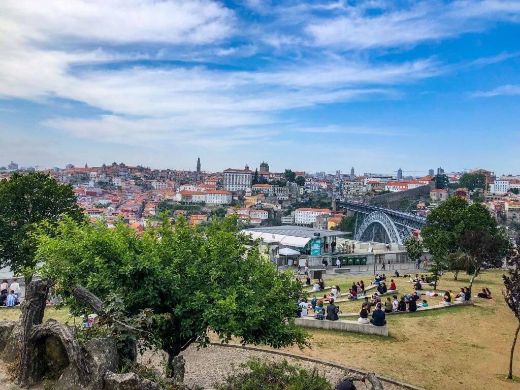 The amphitheater at Jardim do Morro