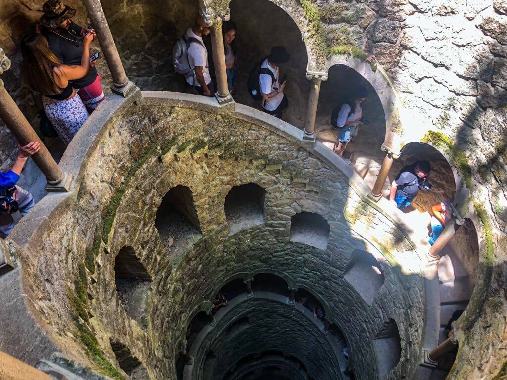Looking down into the Initiation Well