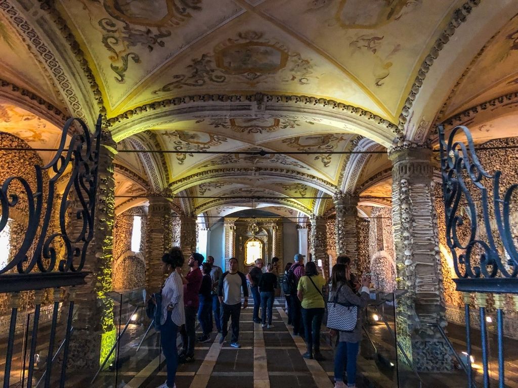 The Chapel of Bones in Evora