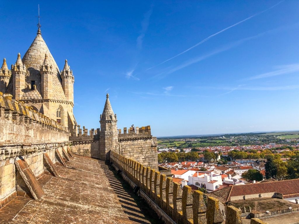 Roof of the Evora Cathedral 
