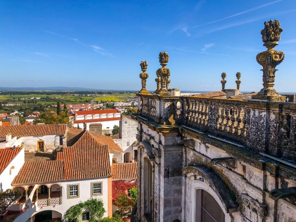Roof of the Evora Cathedral 