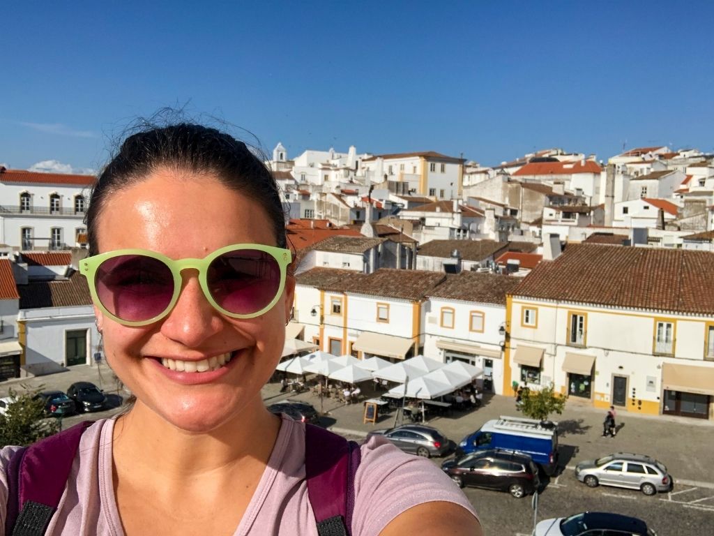 View from the rooftop of the Church of Bones and Cathedral