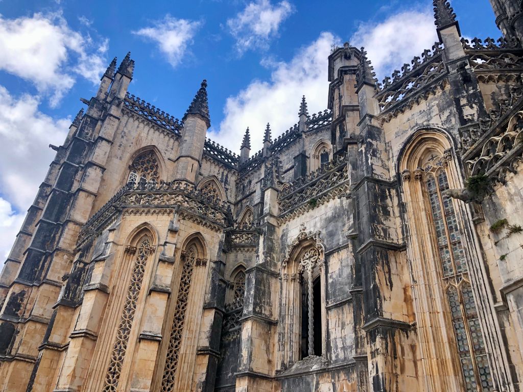 The exterior view of the Batalha Monastery, a Portugal hidden gem